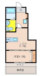 T-メイプル高洲の物件間取画像